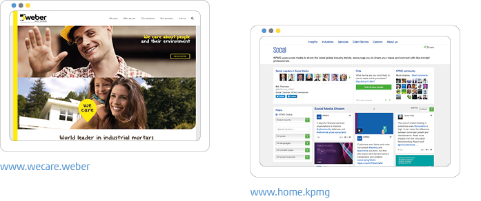 Digitale Unternehmensmarken 2019: Beispiele