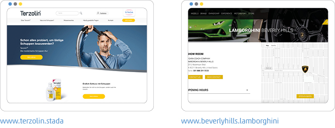 Digitale Unternehmensmarken 2019: Beispiele