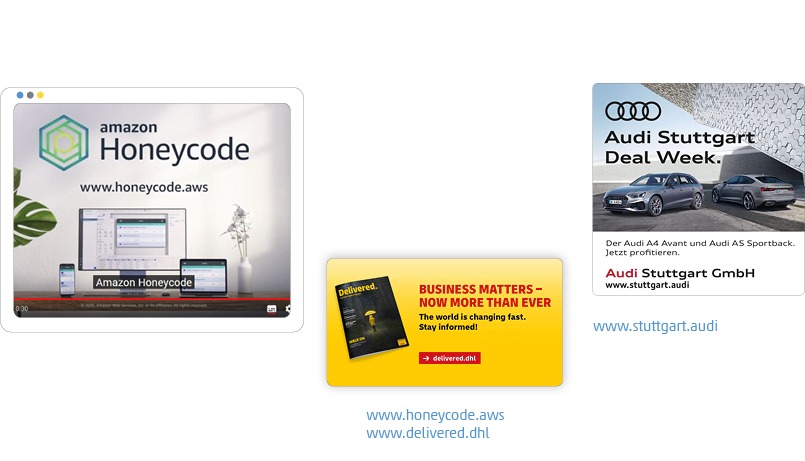 Beispiele Umsetzung digitale Unternehmensmarken