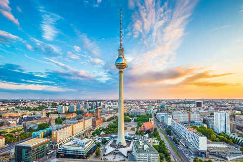 Berlin mit Sicht auf den Fernsehturm