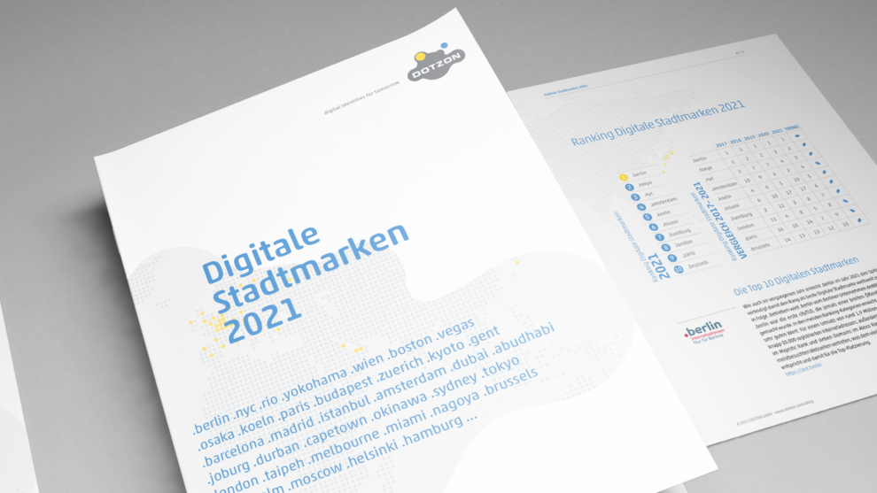 Bloggrafik Digitale Stadtmarken 2021