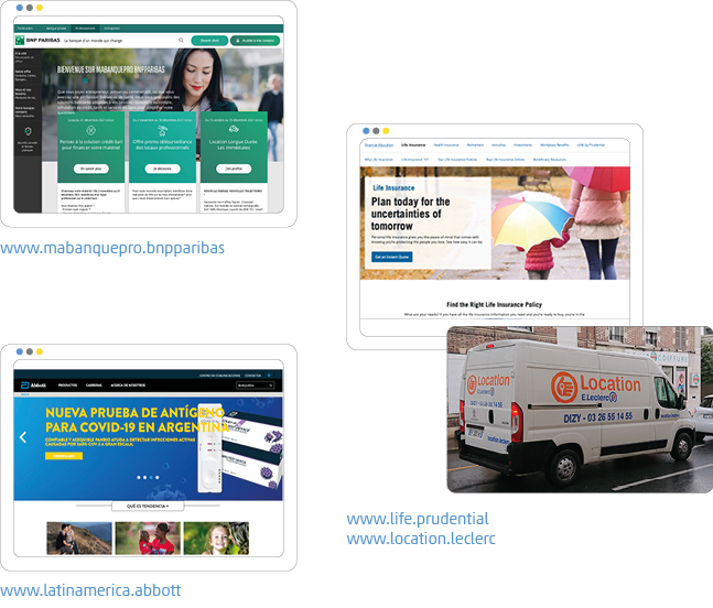 Beispiele Umsetzung digitale Unternehmensmarken