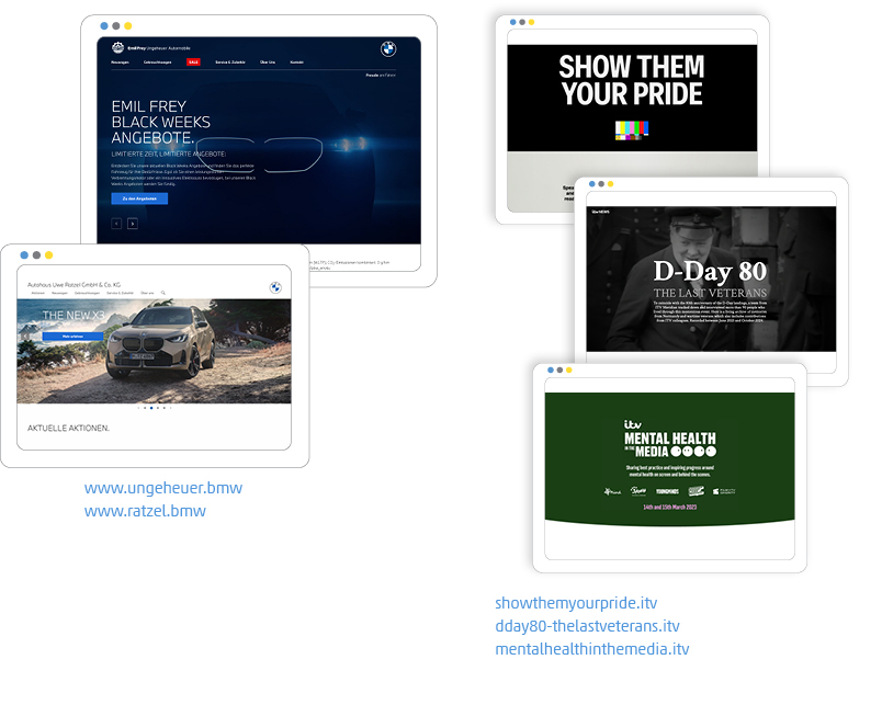 Beispiele Umsetzung digitale Unternehmensmarken
