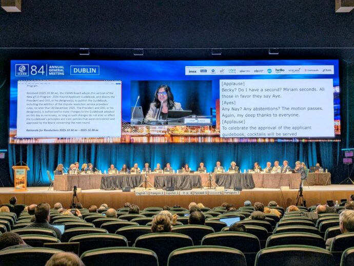 Freigabe Bewerbungsverfahren 2026 durch ICANN-Board