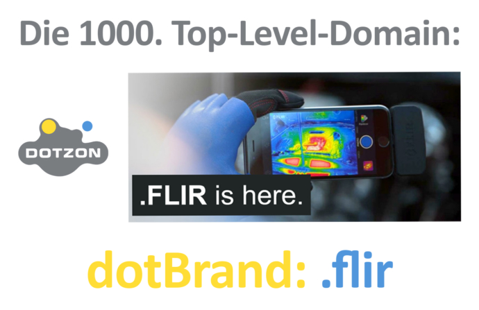 .flir ist die 1000. Top-Level-Domain